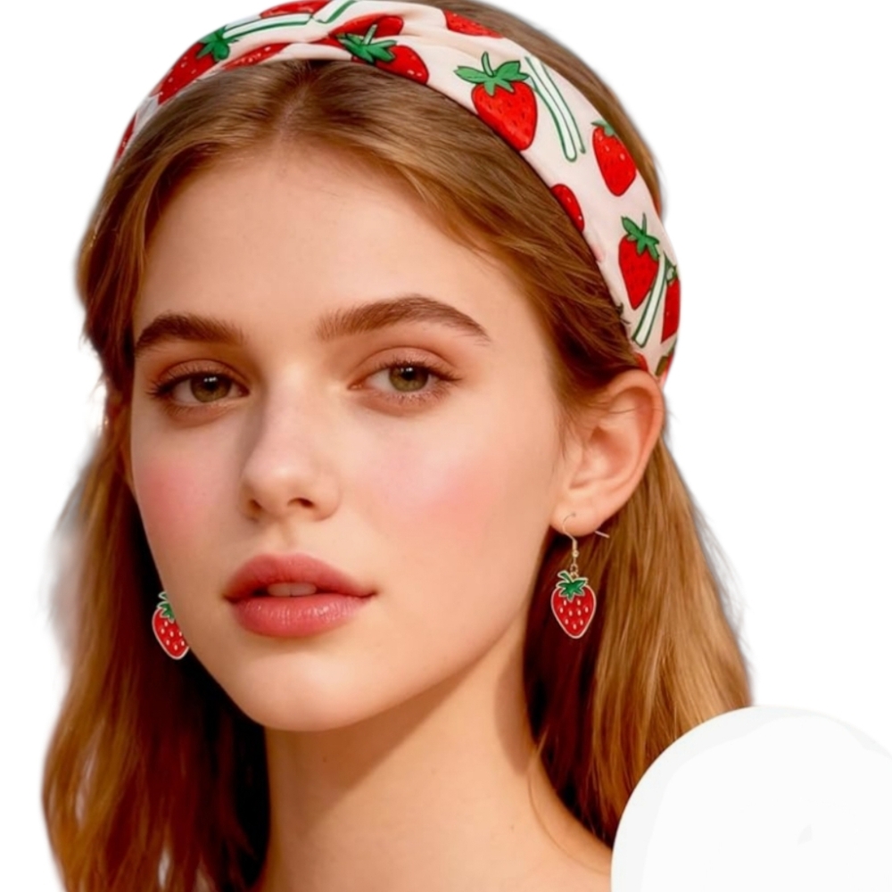 Strawberry Earrings - Picture 2 of 7